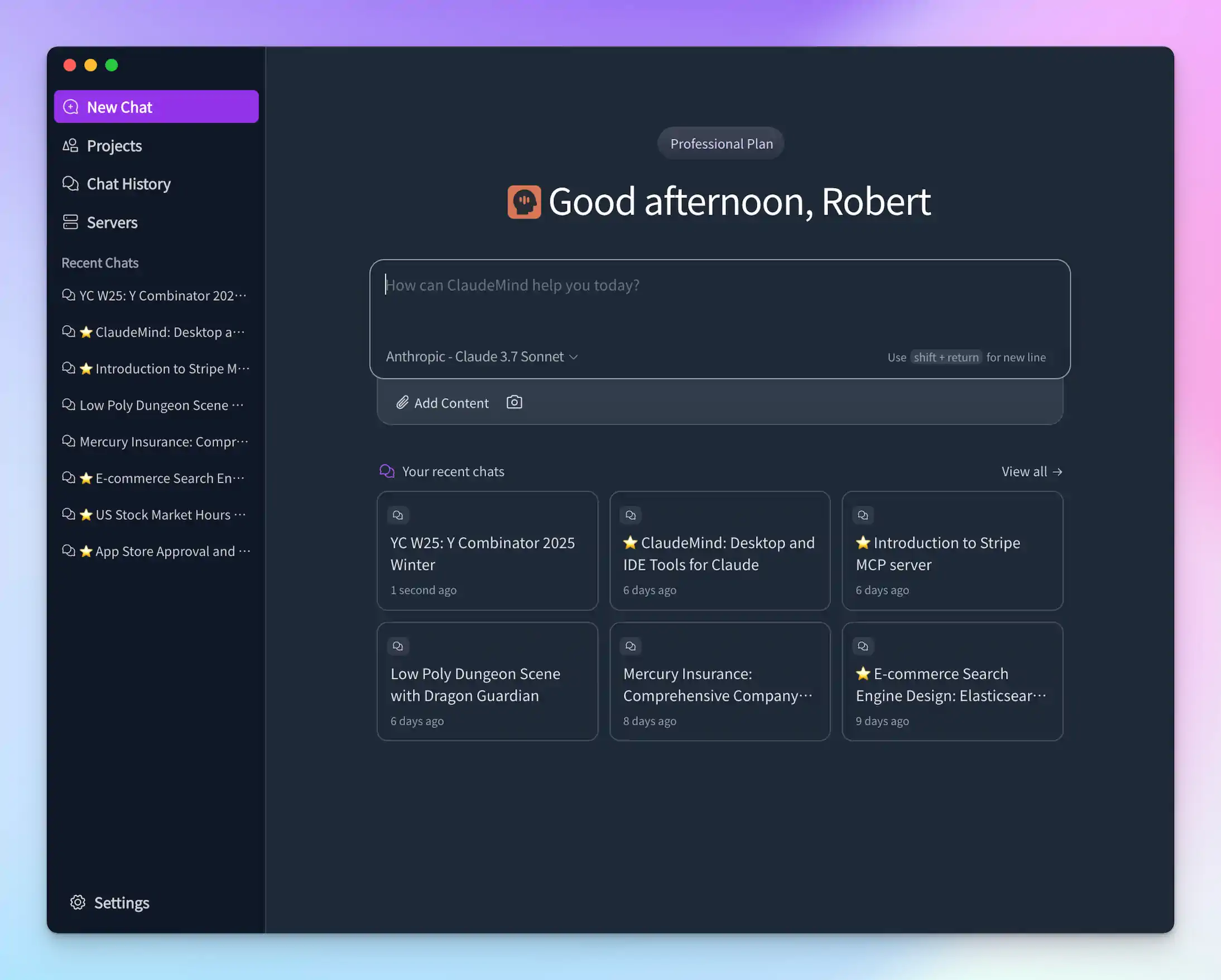 ClaudeMind Launched!